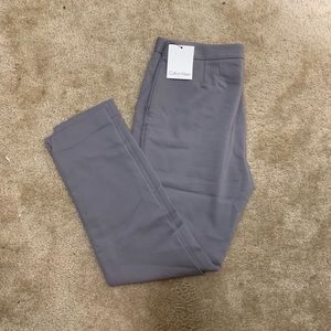Gray Calvin Klein Slacks